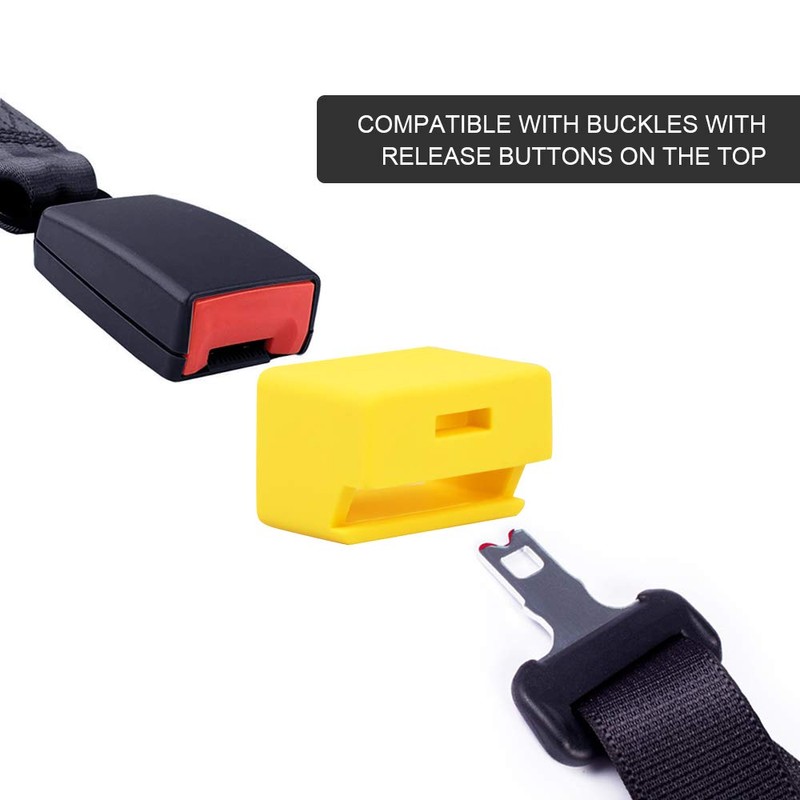 Morlike Silicone Seatbelt Secure Buckle Safety Cover Lock | Keep
