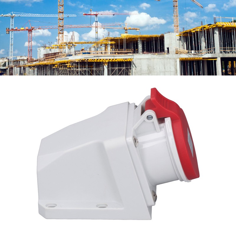 Industrial Power Socket IP44 Waterproof Dustproof 5 Core 16A 3P+N+E