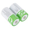 2Pcs C Rechargeable Batteries USB Port 5000wmh 1.5V High Capacity