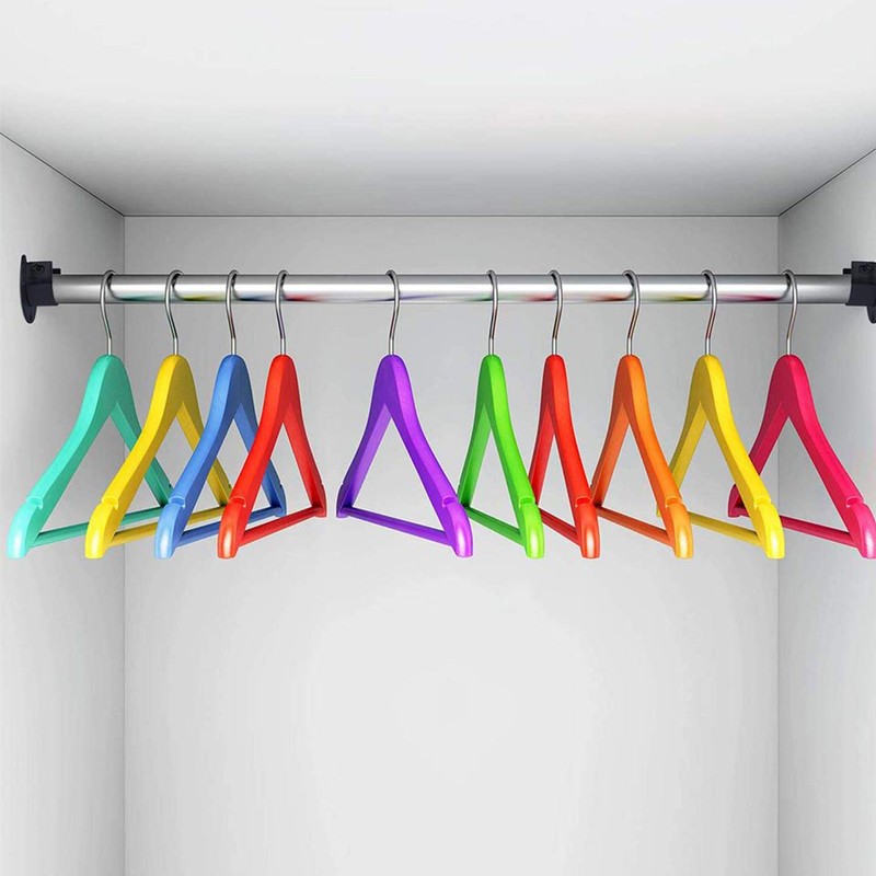 Stainless Steel Closet Rod Bracket, 1-1/2 Inch Diameter Closet Rod