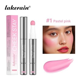 Lakerain 2-In-1 Liquid Highlighter & Blush Makeup Pencil - Hydrating Creamy Formula, Easy-Blend Buildable Color Eyes & Lips - Color: Pastel pink