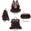 Ladies’ Soft PU Leather Backpack Handbag, Shoulder Bag, All in