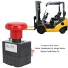 Emergency Push Button Switch DC80V Reliable Emergency Stop Switch Replacement