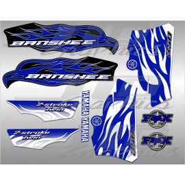 banshee yamaha banshee full graphics kit ...THICK AND HIGH GLOSS