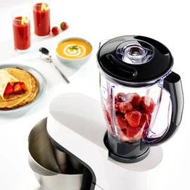 Moulinex xf634bb1 Standmixer Kunststoff – Zubehör für Küchenmaschine Masterchef Gourmet – Kapazität 1,5 Liter – Klingen zerlegbar für eine einfache Reinigung