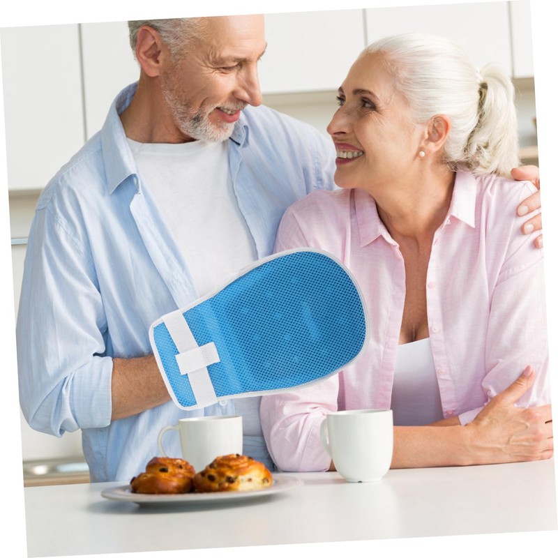 FOMIYES Breathable Safety Gloves for Elderly Scratch Mitts with Durable