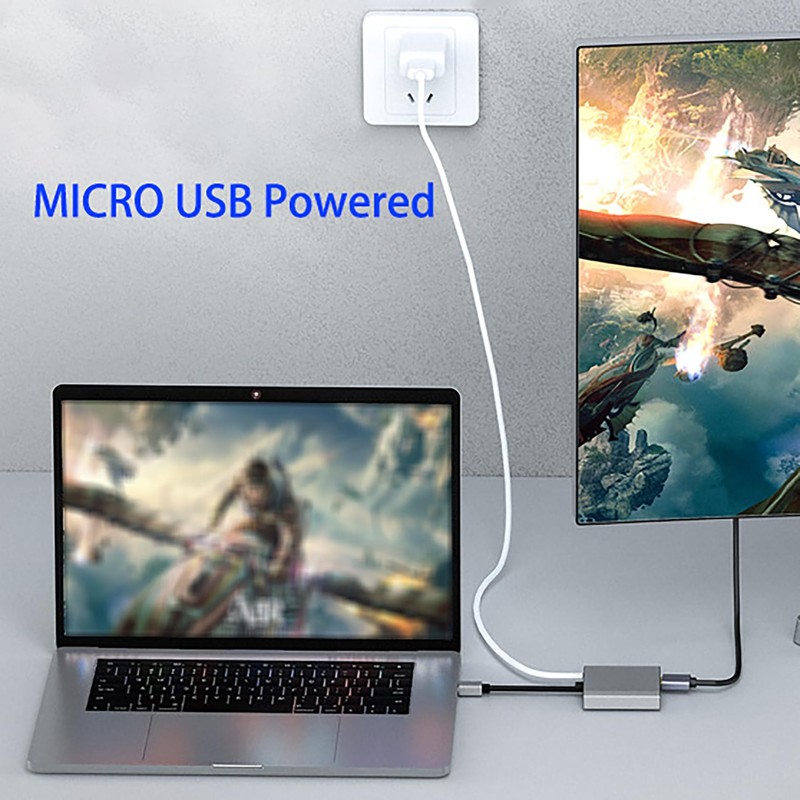 tunghey Displayport to Dual HDMI Splitter Dual 4K@60Hz Resolution, DP