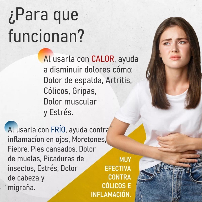 SinDolor Compresa De Semillas Curativas / Cólicos / Dolor Intenso