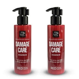 미쟝센 데미지 케어 레드 프로틴 손상 모발용 헤어 크림 에센스 140ml 2개 Mise-en-scène Damage Care Red Protein Hair Cream Essence for Damaged Hair 140ml 2pcs