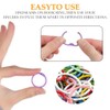 Pack of 100 Metal Binder Rings 30mm for Binder Key
