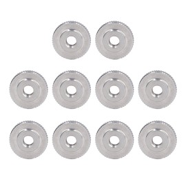 Knurled Thumb Nut 304 Stainless Steel Knurled Flat Head Through Hole Hand Tightening NutM6
