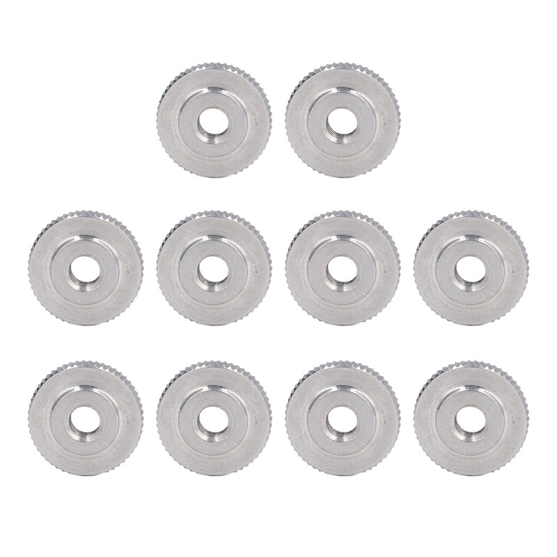 Knurled Thumb Nut 304 Stainless Steel Knurled Flat Head Through