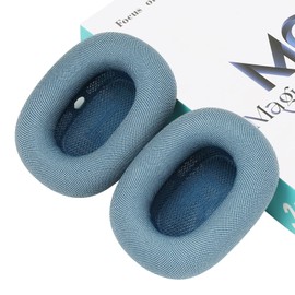 MC magic cushion airpods max Ear Cushions, Transparency Mode and Noise Cancellation Mode Sound Closer to The Original, Magnetic Installation, Support Water Washing (Blue)