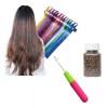 Kit De Extension De Cabello Con Brillos12pz+1000grapa+gancho