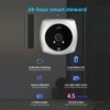 2MP Door Viewer Camera 1080P 4.5in Screen PIR Detection Smart