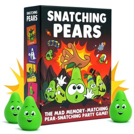 Snatching Pears! – The Hilarious Memory-Matching, Pear-Snatching Party Game | Family Board Game for Kids, Teens & Adults | 2-6 Players, Age 7+