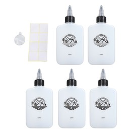 5pcs Small Oil Dispenser 120ml Leakage Proof Portable Compact Oil Bottle with Twist Lid for Vinegar Soy Sauce for Camping