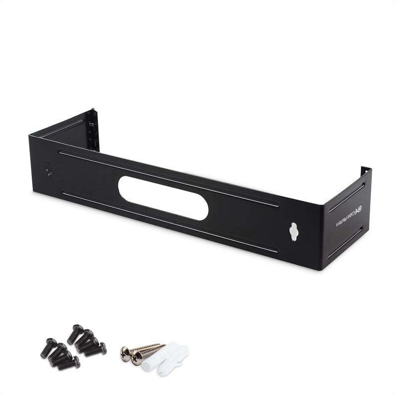 Cable Matters 2U Hinged 19" Wall Mount Panel Bracket, 55.1