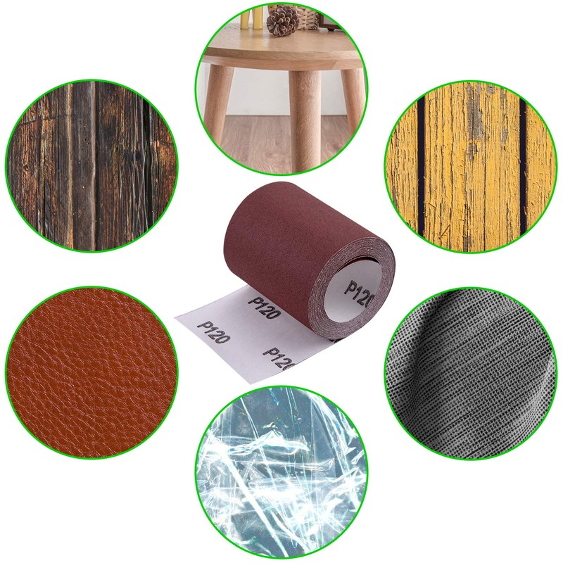 Sandpaper Roll 5m x 93mm Aluminum Oxide Sanding Paper for