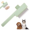 RENEWREVITAL Cat Comb, Pet Hair Removal Brush with Release Button,