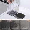 Water Absorbent Diatomite Coasters, Pack of 4, Grey Diatomite Absorbent