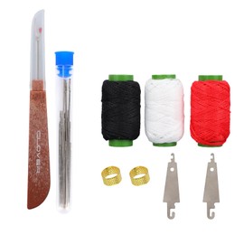 Sewing Tool Set, Includes Products Seam Ripper, 2 Needle Threader, 3 Threads, 2 Thimbles, 25 Needles Sewing Kit Gifts Repair Tools Supplies for Beginners Adults Craft Clothing Embroidery Accessories