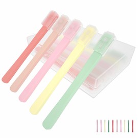 LIZICH Eyelid Brush With Soft Silicone For Sensitive Eyelids,Gently Cleans Eyelid Margins,Removes Dirt,Oil.Blepharitis MGD And Dry Eyes Relief,Lid Scrubbing Device,Eyelid Cleanser Partner (10pcs)