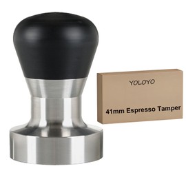 YOLOYO Espresso, 41mm Espresso Tamper with Precisely Manufactured Stainless Steel Base & PVC Handle, 41mm Coffee Tamper Specially Fit for La Marzocco 1 Cup 7g Basket, VST 7g Single Basket and Similar