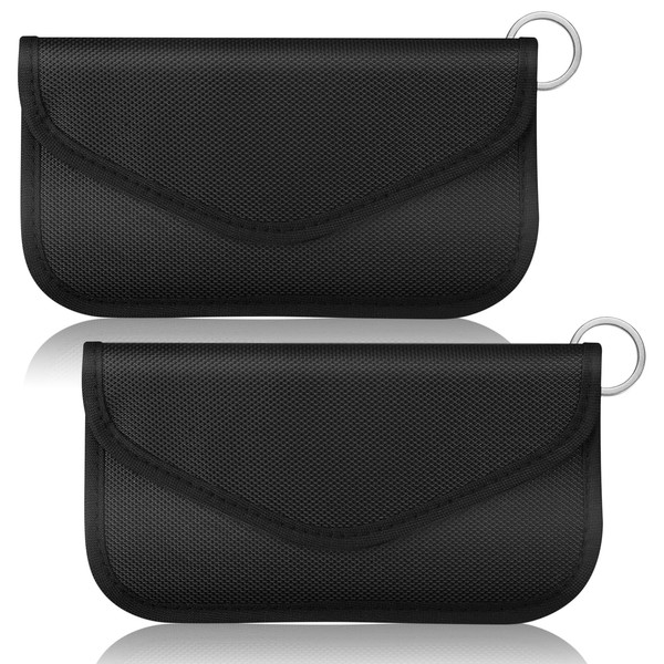 2 Stück Signal Blocker Tasche Handy, Faraday Tasche Handy Anti-Tracking