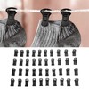 40Pcs Plastic Non Slip Clothespins Sock Laundry Clips with Hanging