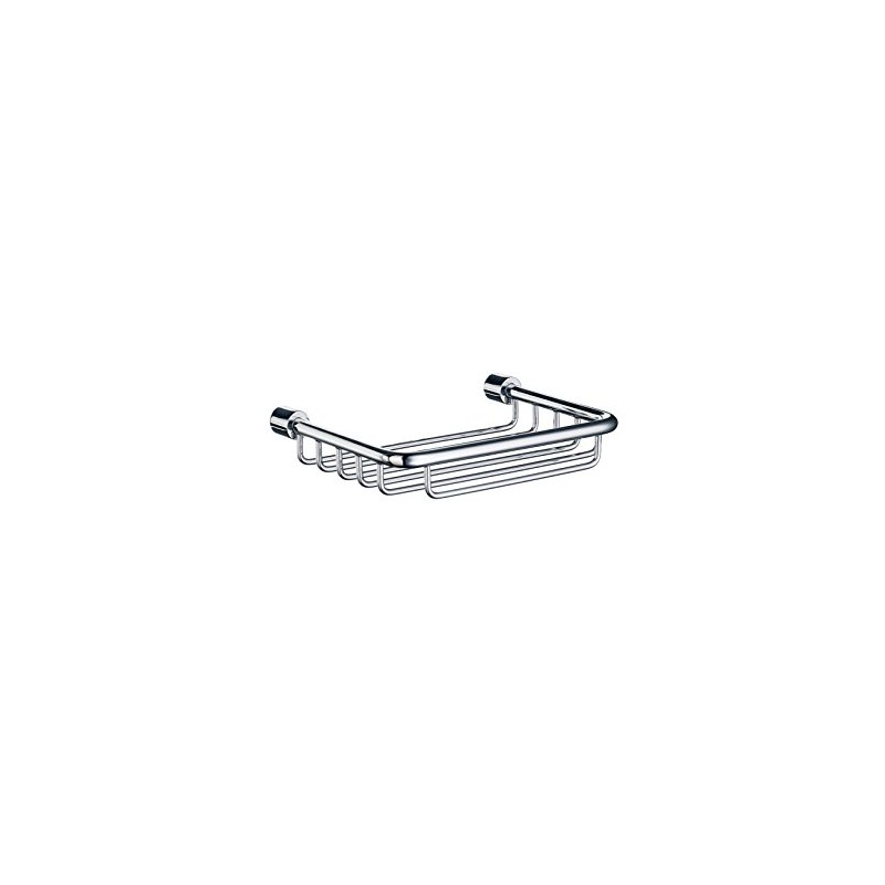 Smedbo" Sideline Soap Basket, Brass Silver, 12.6 x 9.5 x