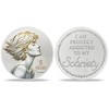 5 Year Sobriety Coin - Short-Haired Woman HA AA Medallions
