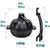 IPROUDER Cast Iron Garlic Roaster with Handle, Smoker Roaster, Garlic
