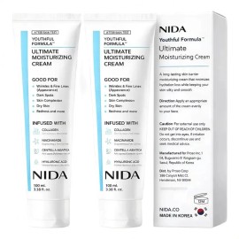 Pack 2 Crema Juvenil Hidratante Original Nida Coreana