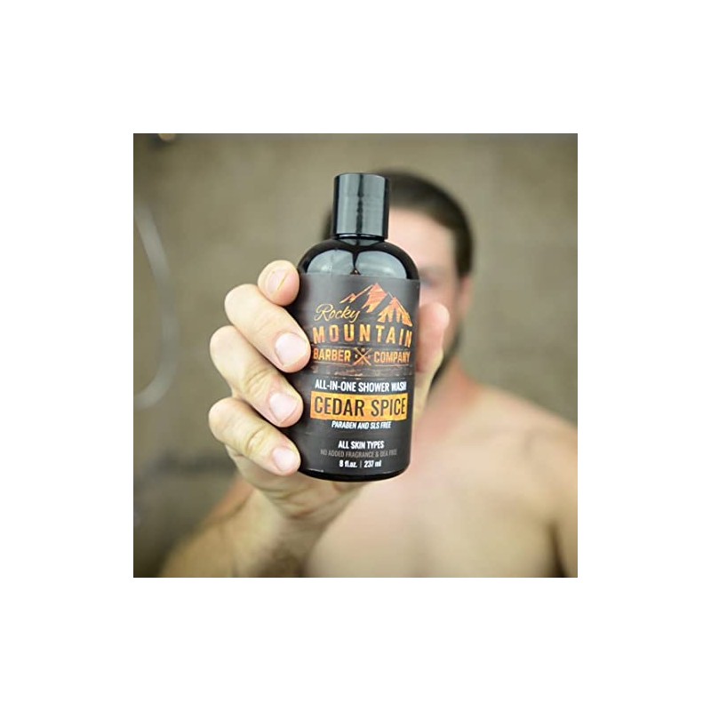 All-in-One Shower Wash for Men " Shampoo, Body Wash, Conditioner,