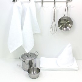 Songwol Towel Songwol Square Cotton Handkerchief 10 Piece Bundle 26X28cm Wet Towel Dishcloth / 송월타올 송월 정사각 면 손수건 10장묶음 26X28cm 물수건 행주