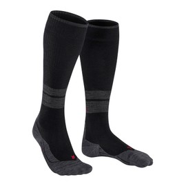 FALKE Men's TK Compression Hiking Socks Medium Padding Compression Stabilising Anti-Bubble Breathable Quick-Drying Climate Regulating Odour-Inhibiting Wool Functional Material 1 Pair