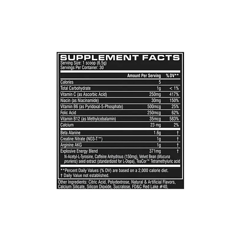 Suplemento en polvo Cellucor Aminoácido de C4 sabor cherry limeade