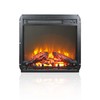 Innoflame 18" Electric Fireplace Insert, Ultra-Thin Fireplace Heater with Log