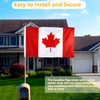 Fidqiog 3x5 Ft Canadian Flags, Screen Printed Maple Leaf Large