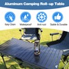 Ablazer Camping Table with Carry Bag, Adjustable Height Portable Table