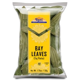 Rani Bay Leaf (Leaves) Whole Spice Hand Selected Extra Large 1.75oz (50g) ~ All Natural | Gluten Friendly | NON-GMO | Kosher | Vegan | Indian Origin (Tej Patta)