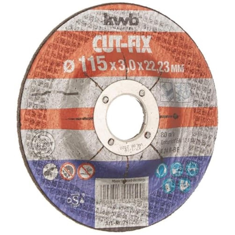 Cutting Disc and ébarber Cut-Fix 115 x 3.0