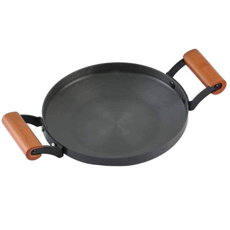 Aluminum Alloy Braiser Multifunction Induction Cooking Fry Pan with Dual
