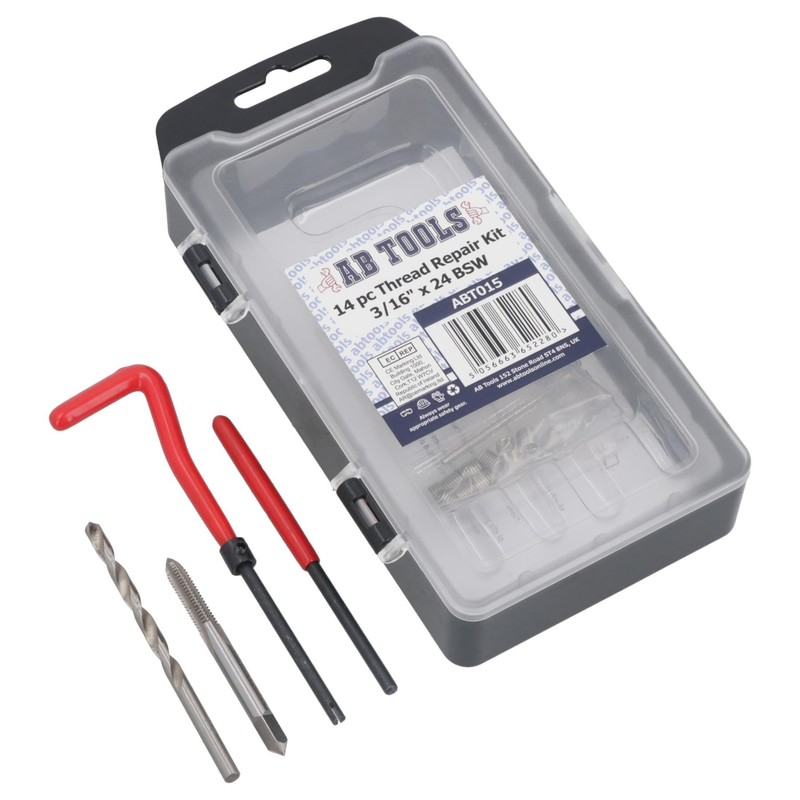 AB Tools 3/16” x 24 BSW Thread Repair Cutter Kit