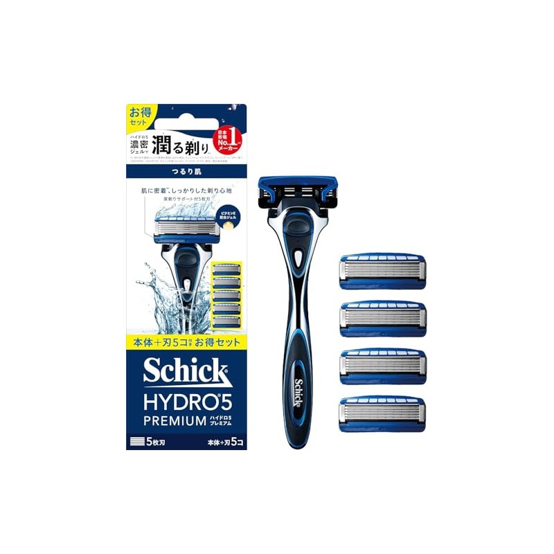 Schick Hydro 5 Premium for Smooth Skin Combo Pack (Holder