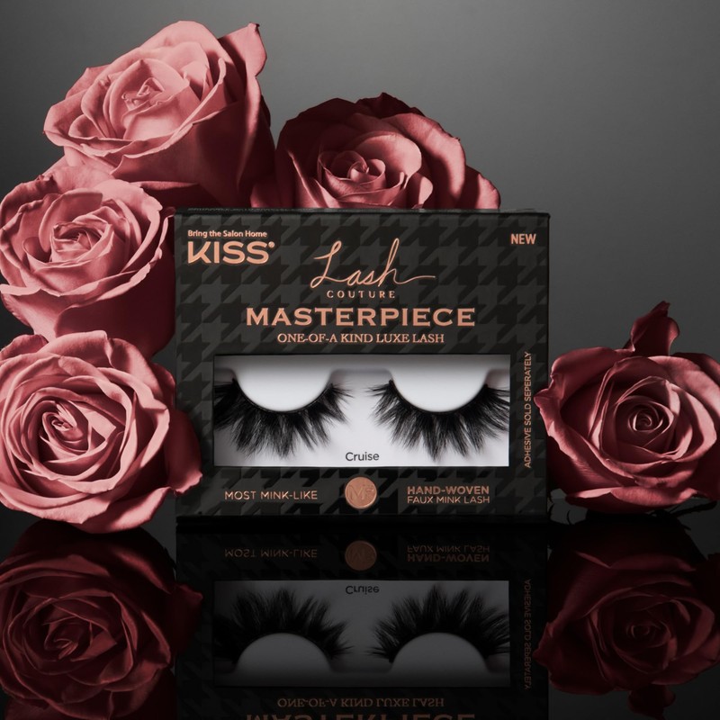 KISS Lash Couture Masterpiece Hand-Woven Faux Mink False Eyelashes, Style