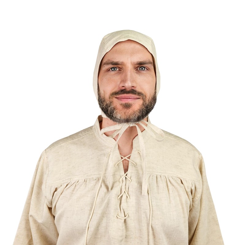 Vehi Mercatus Classic Medieval Waistband Hood Natural Bela, natural, L