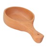 Wooden Bowl with Handle Noodle Bowl for Salad Fruit Soup