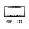 BLVD Daddy's Money But I'm Daddy Black License Plate Frame